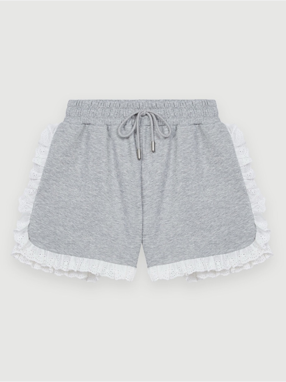 Maje Shorts with Embroidered Ruffles - Picture 5 of 8